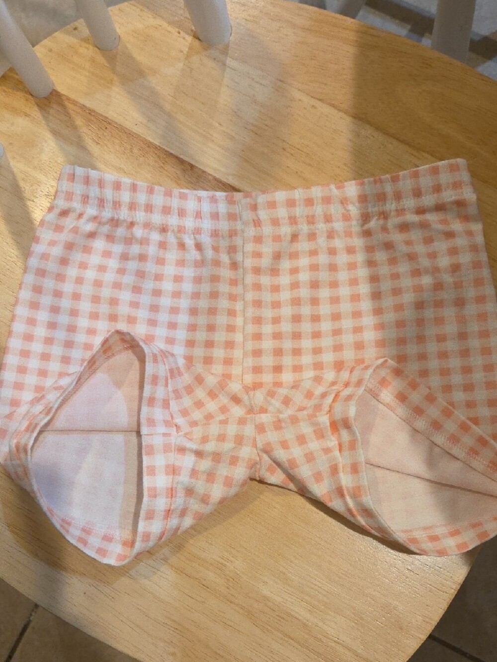 SweetHoney New without Tags Girls Light Pink & White Elastic-Waist Soft Shorts - Picture 4 of 8